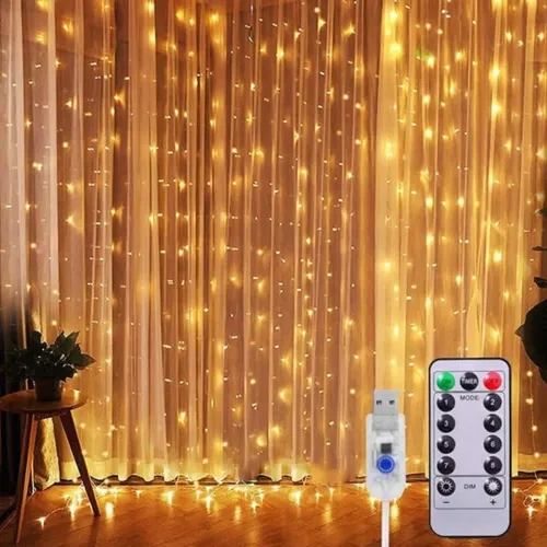 Modüler Peri Perde LED 3x3m 300 Adet Gün Işığı
