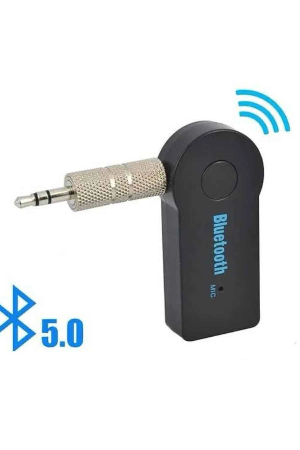 Bluetooth Araç Kiti Aux Çıkışlı Telefon Müzik Alıcı Tüm Cihazlara Uyum