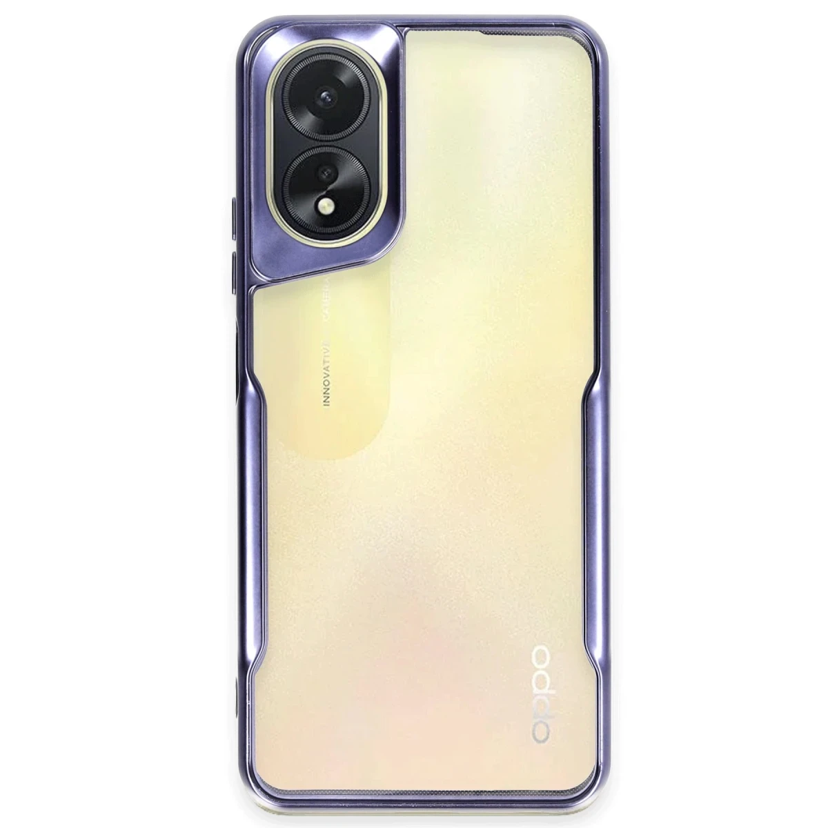 Oppo A38 Kılıf Boyi Silikon Kapak - Lacivert