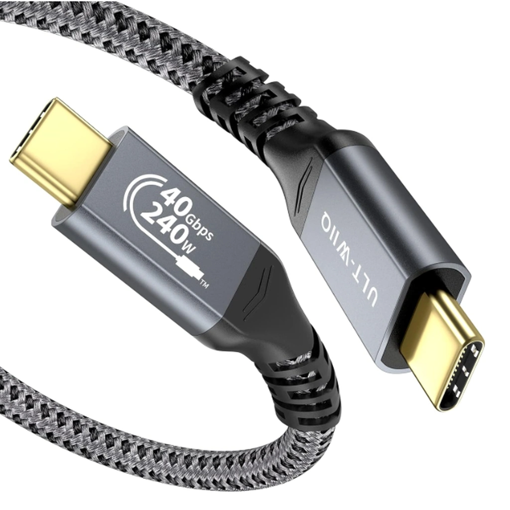 USB4 8K Led Kablo 1M 240W 40Gb 60Hz