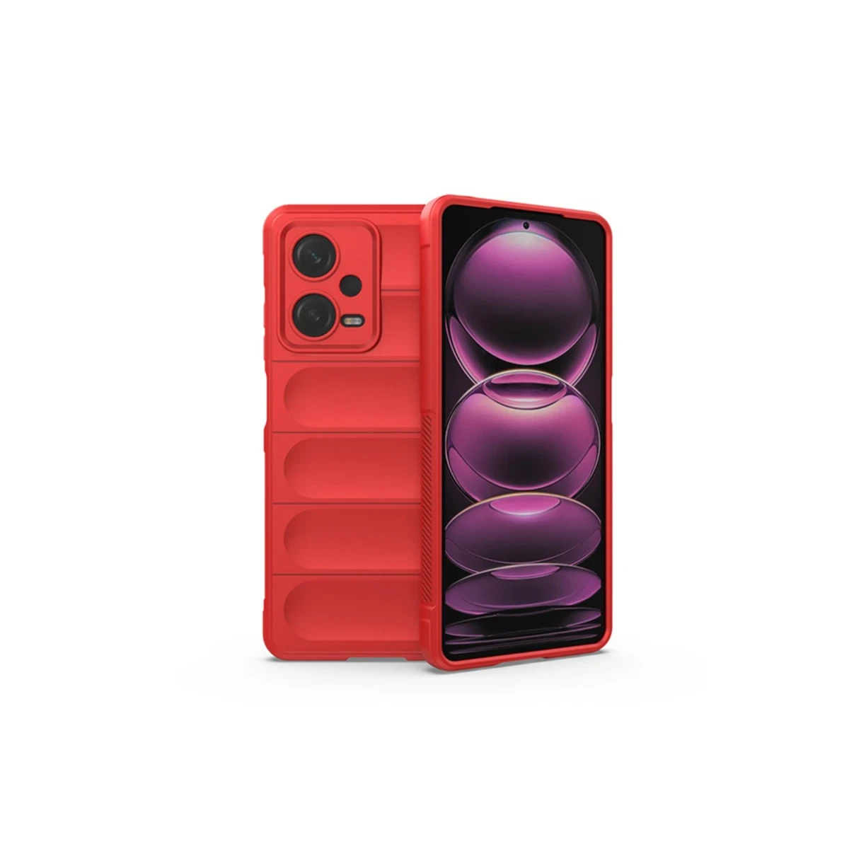 Xiaomi Redmi Note 12 4G Kılıf Optimum Silikon - Kırmızı