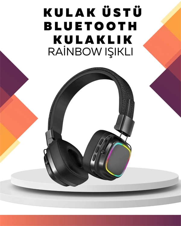 Bluetooth Kulak Üstü Kulaklık 15-40 Saat Pil Ömrü ile