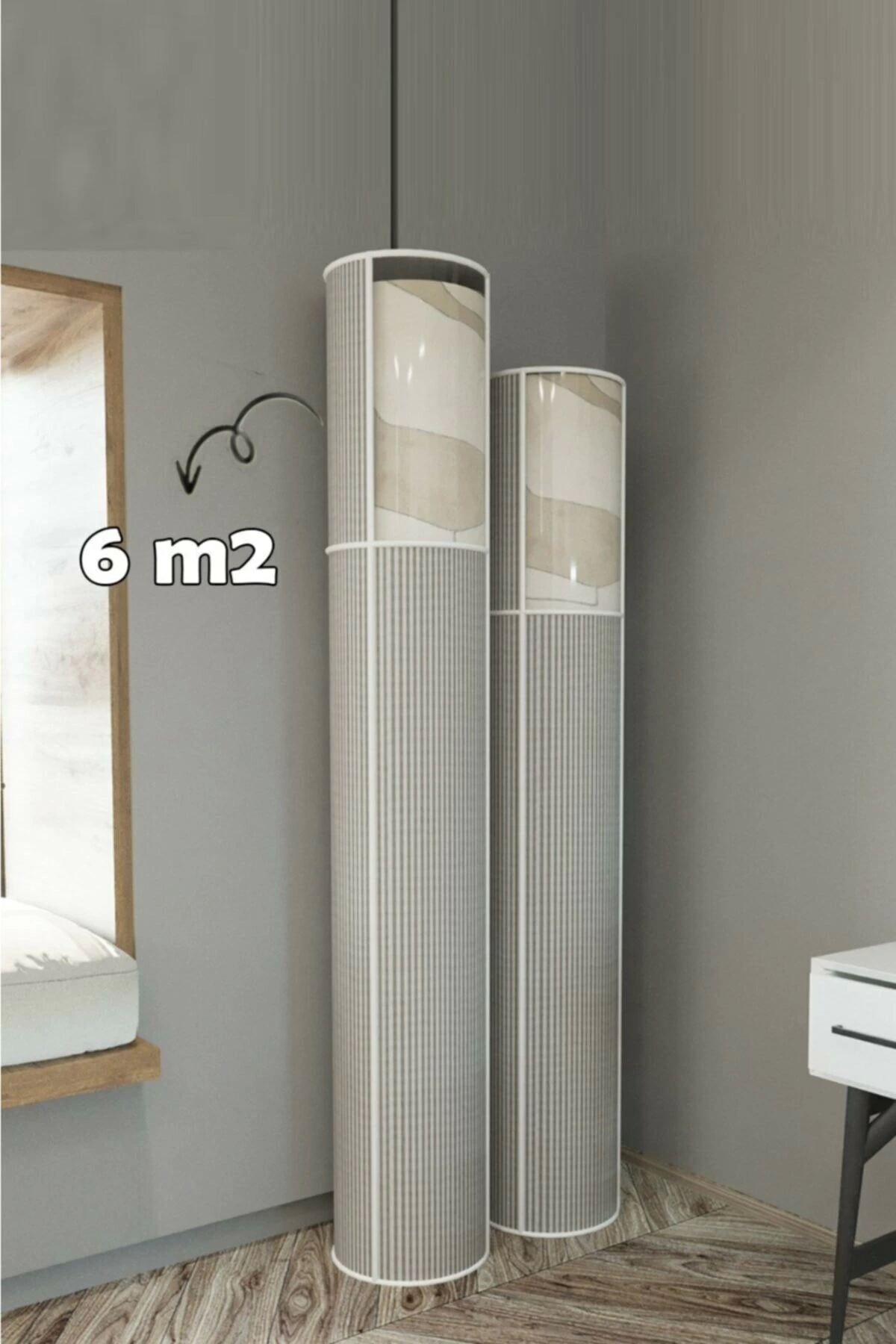 Nefes Alabilir Özellikli PVC Pencereli Halı Saklama Hurcu 6 m²