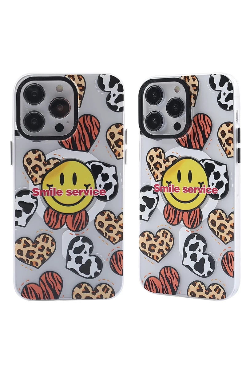 Apple iPhone 13 Pro Uyumlu Kılıf Apollo Magneticsafe Desenli Kapak - Apollo Şeffaf - 2