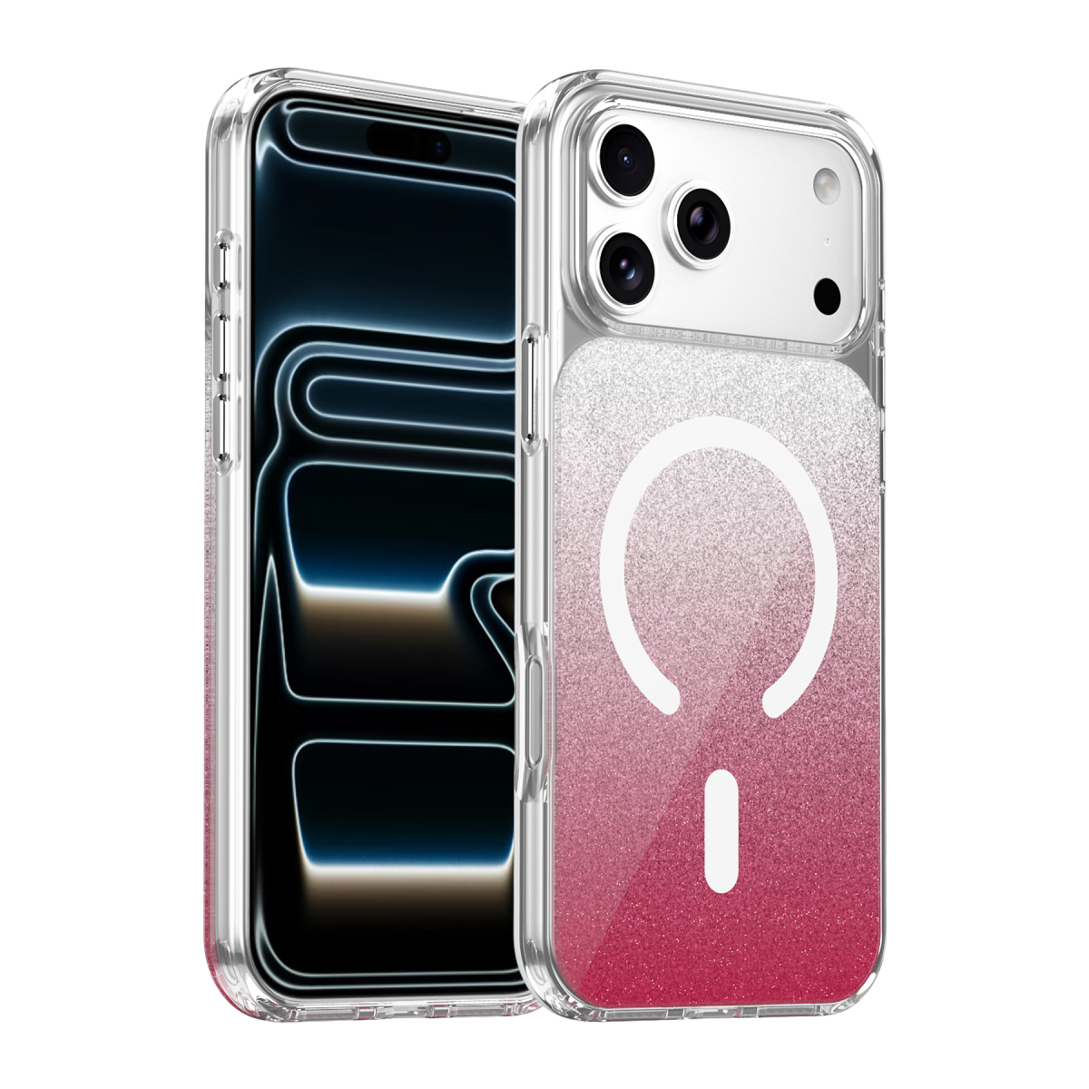Onegif Apple iPhone 17 Pro Max/18 Pro Max Sora Simli Magsafe Kapak - Kırmızı