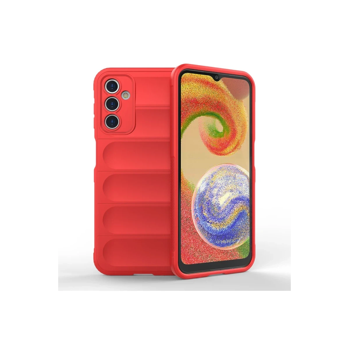 Samsung Galaxy A14 4G Kılıf Optimum Silikon - Kırmızı