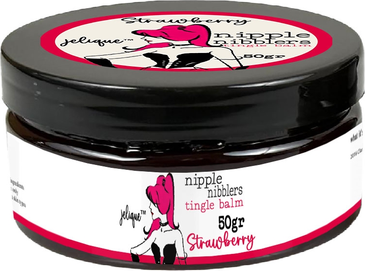 Nipple Nibblers Tingle Strawberry / Memeucu Uyarıcılı Balsam Çilek Aromalı 50ML - Çilekli Göğüskremi