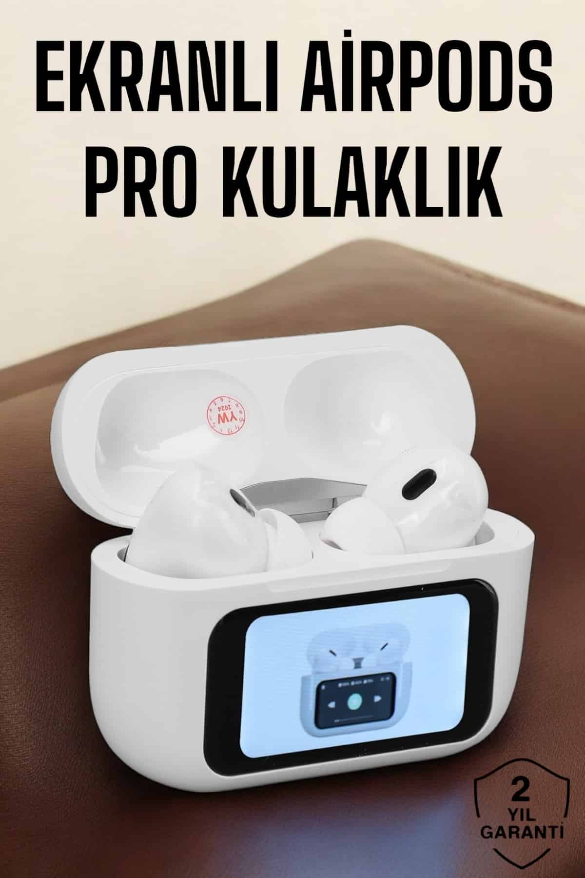 Kablosuz Yeni Nesil Bluetooth Bağlantılı Dokunmatik Ekranlı Kulak İçi Pro