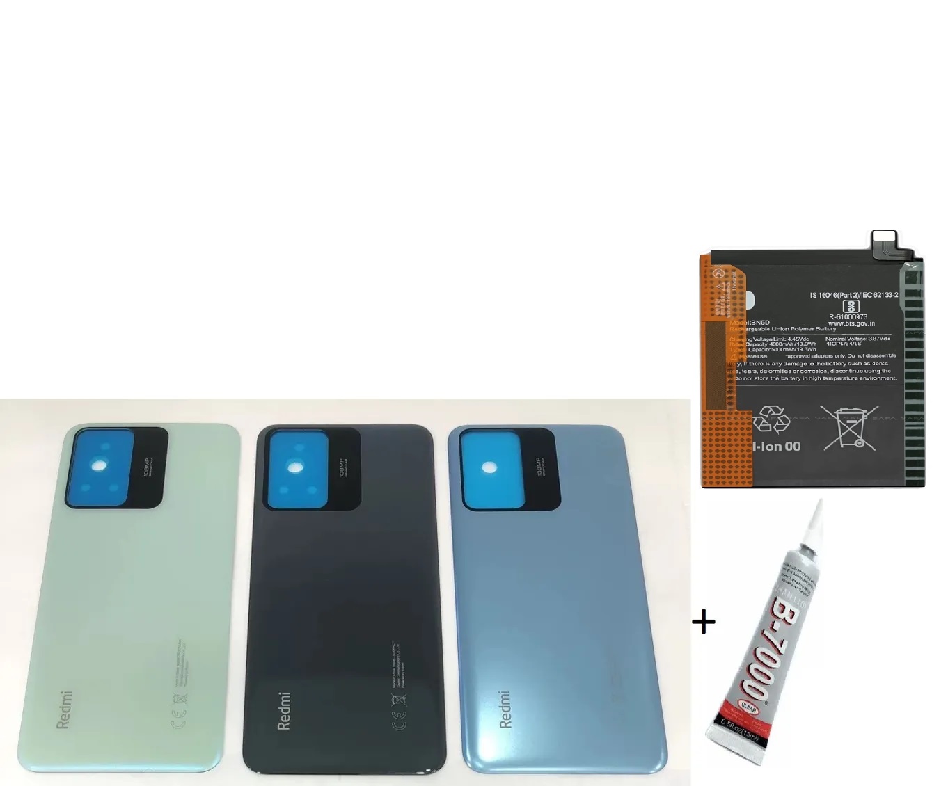 REDMİ NOTE 12S Uyumlu ARKA BATARYA KAPAĞI ,BATARYA VE B70