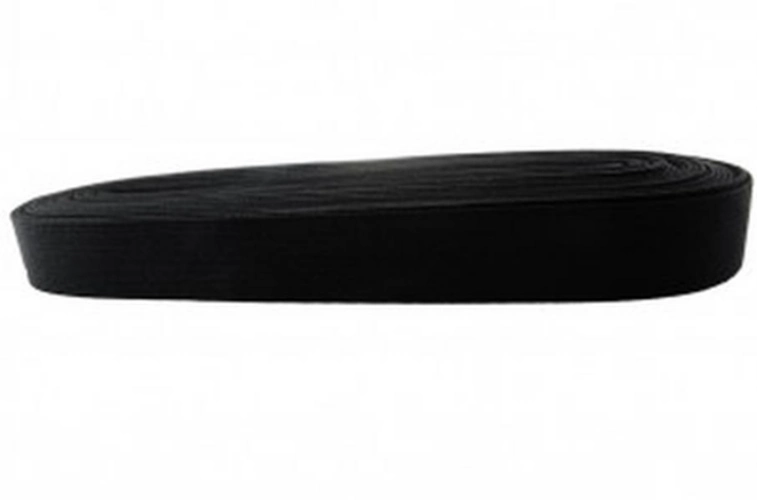 Geniş Paça Lastik Siyah 2 cm 10 Metre
