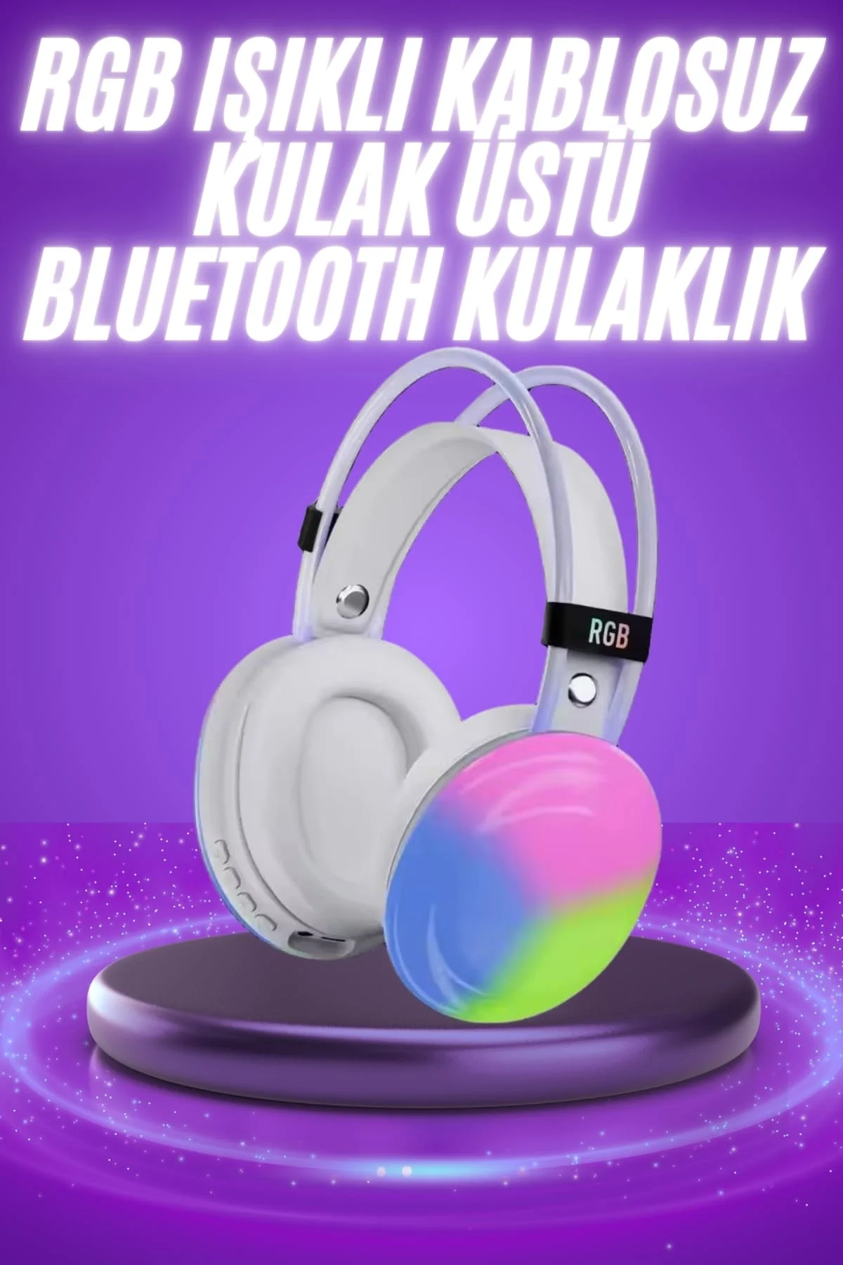 2025 Model Bluetooth Kulaklık Kulak Üstü Kablosuz Uzun Ömürlü Unısex