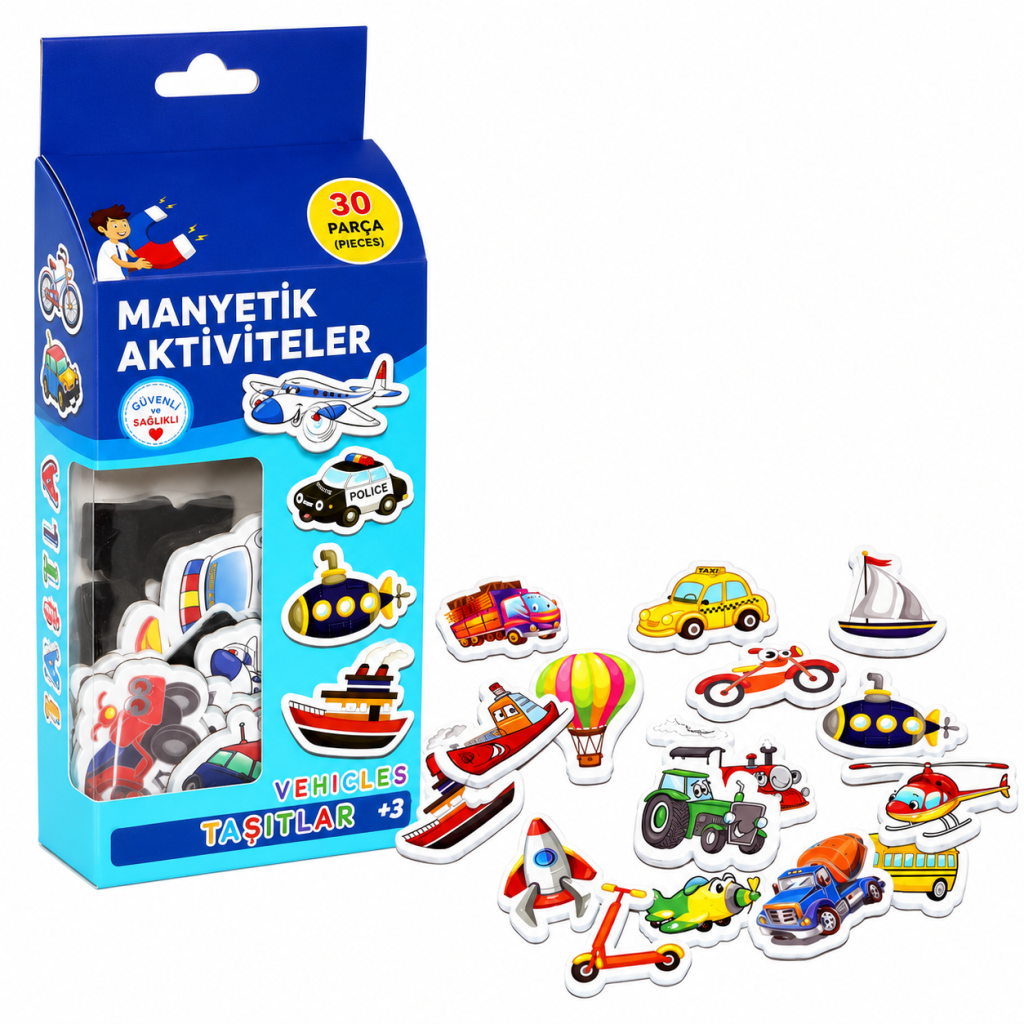 7154 Manyetik Aktiviteler - Taşıtlar / +3 yaş