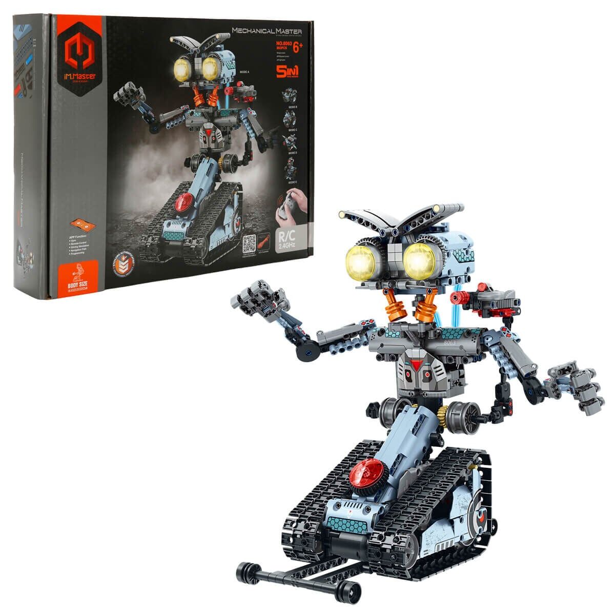 1004467 Sun-ımm-rc Robot Akıllı Programlama 5IN1 2 4GHZ.803PRÇ Işıklı