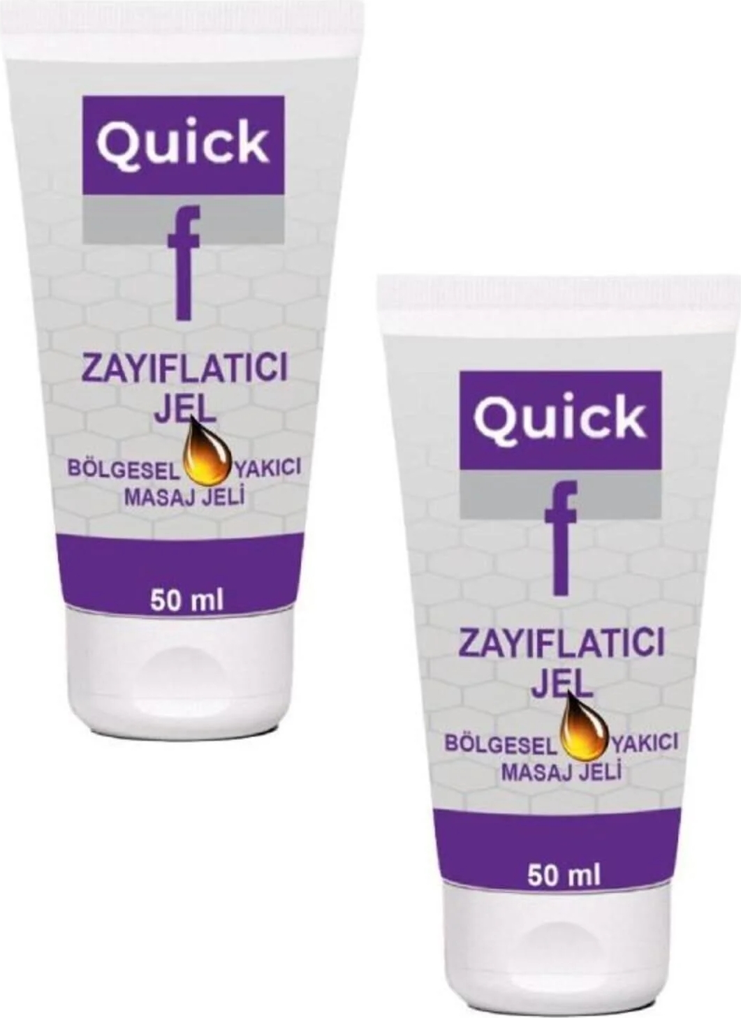 Süper Quick Gel Masaj Jeli 50 ml x 2 Adet