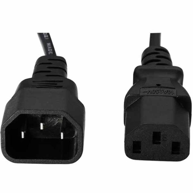 PM-567 C14 C13 Power Güç Kablosu Ara Uzatma 3x0.75mm 1.8 Metre UPS PDU Kablosu (10A 250V)