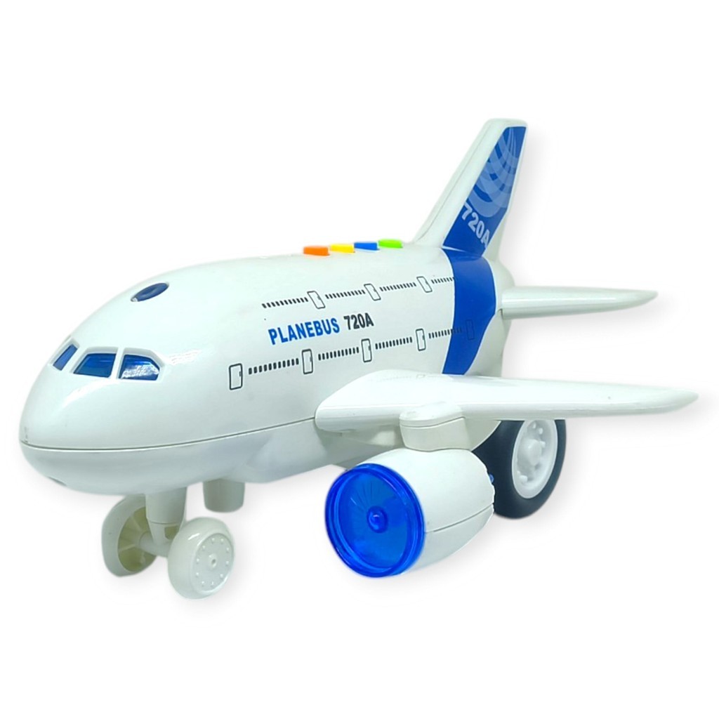 Büyük Boy Sesli Işıklı Yolcu Uçak Sürtmeli 25 cm