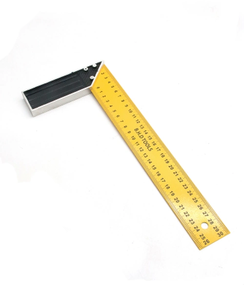 Masa İçin Turuncu Sarı 250mm Gönyesi