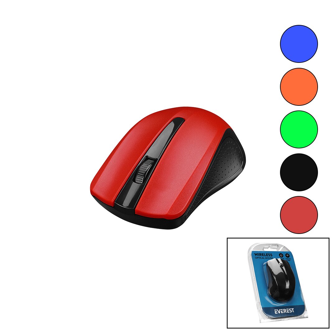 Everest SM-537 Wireless - Kablosuz 1600DPI Usb Optical Mouse Vakum Ambalaj