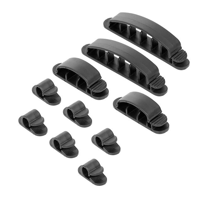 CC-926 10 Parça Yapışkanlı Plastik Kablo Toplayıcı