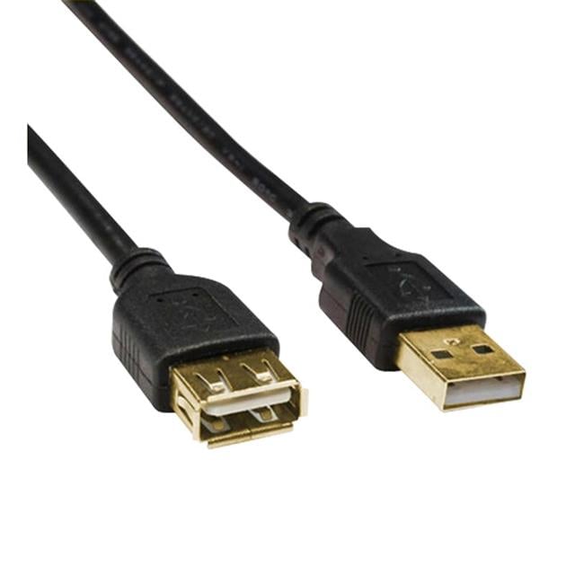 PM-31240 Gold Uç 10 Metre USB 2.0 Erkek-Dişi Uzatma Kablosu