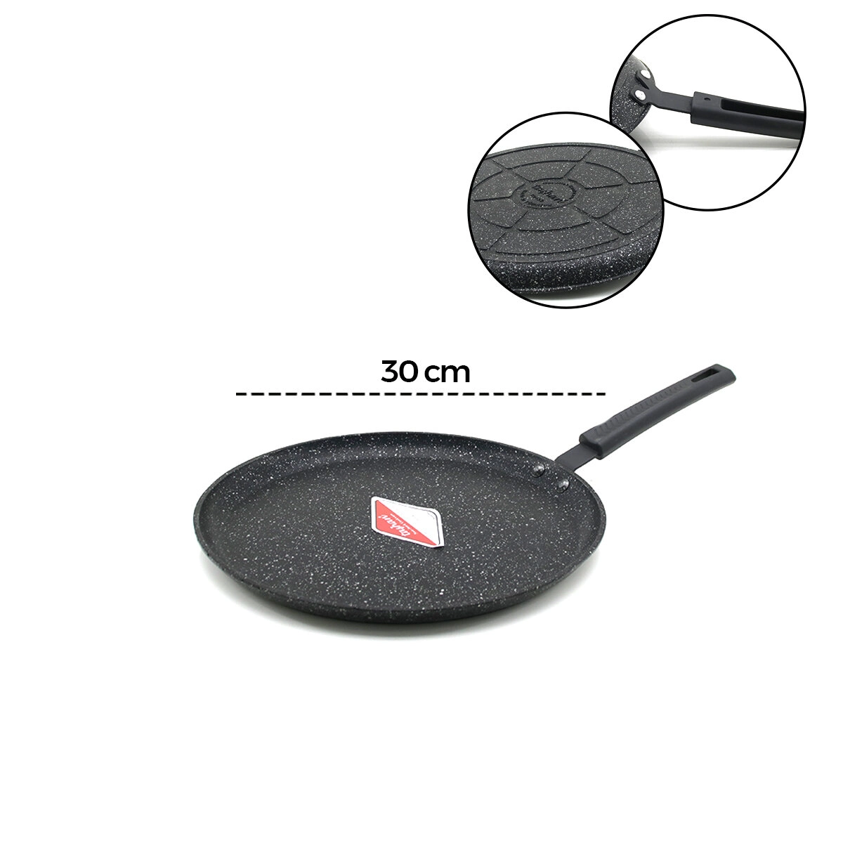 Pratik Döküm Krep Tava 30 cm Mutfak Gereci