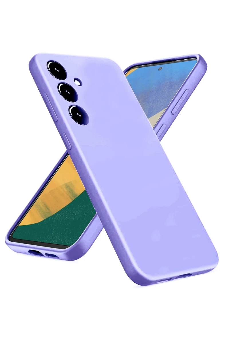 Samsung Galaxy A36 Uyumlu Kılıf Nano içi Kadife Silikon - Lila