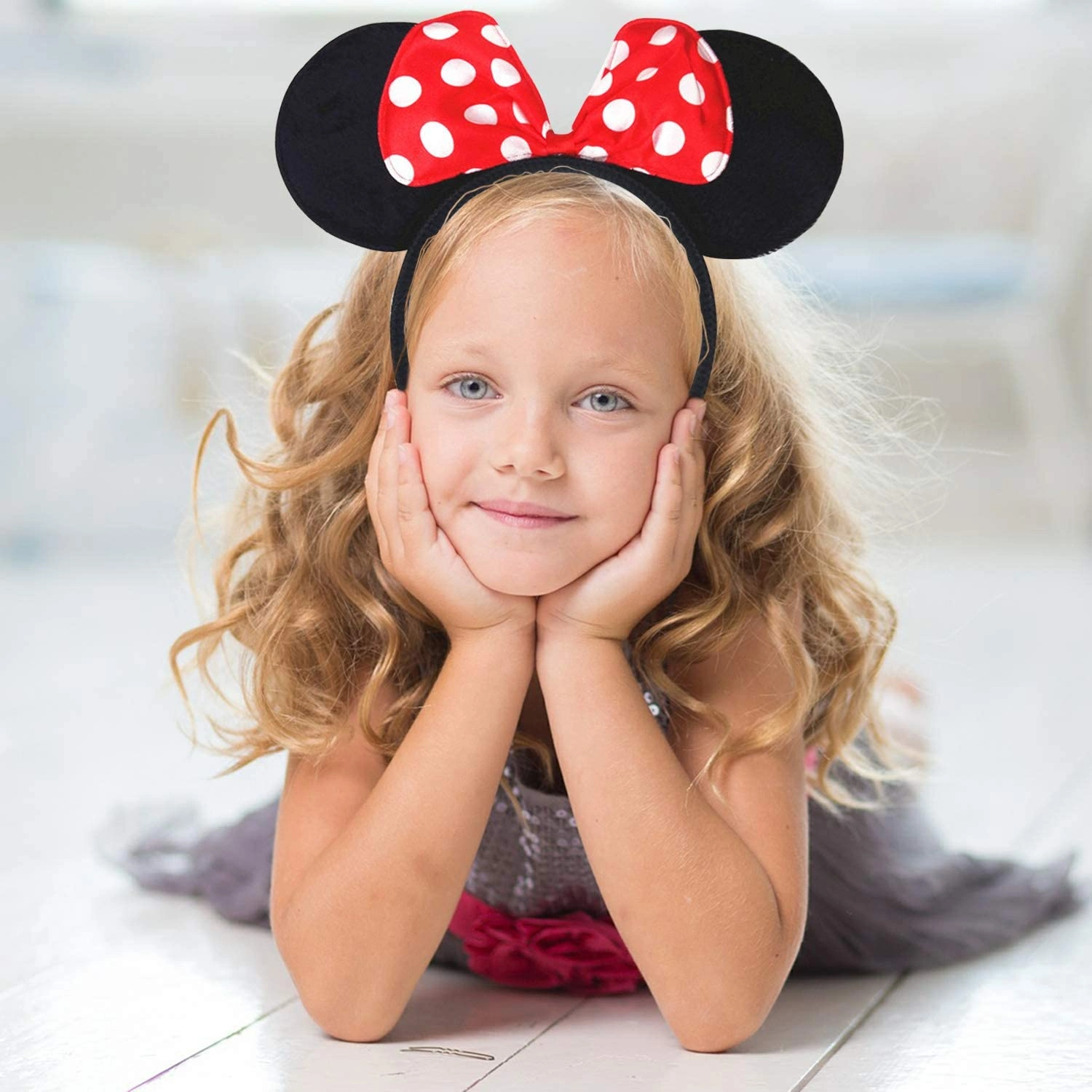 Eğlenceli Minnie Mouse Taç Kafa Bandı Çocuklar için