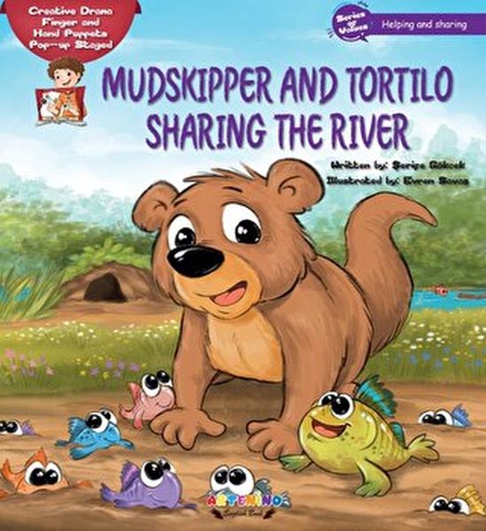 Mudskipper And Tortilo Sharing The River Creative Drama Finger and Hand Puppets Pop-up Staged