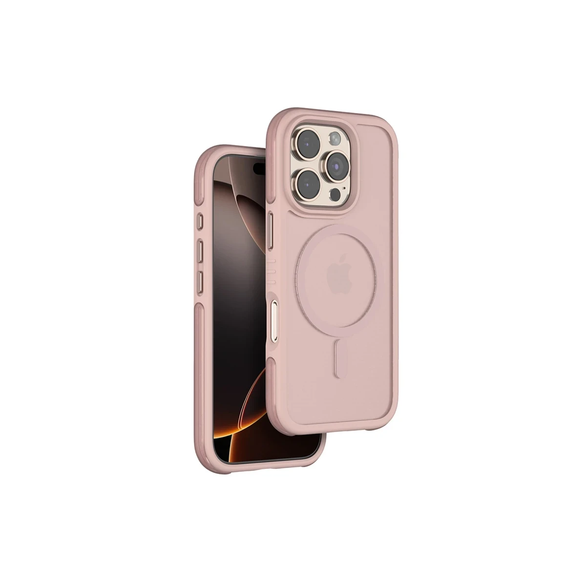 Venco Apple iPhone 16 Pro Max Orbit Magsafe Kapak - Rose Gold