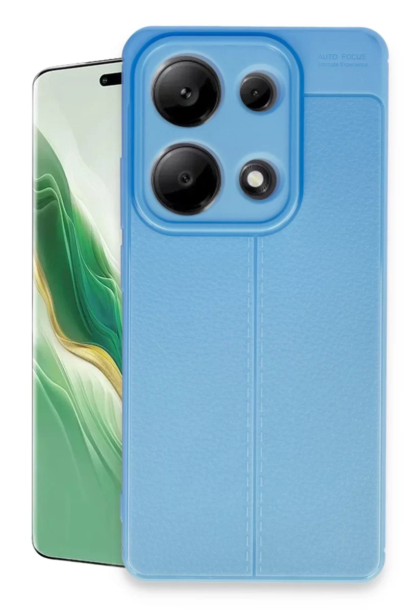Xiaomi Redmi Note 13 Pro 4G Uyumlu Kılıf Auto Focus Kapak - Mavi