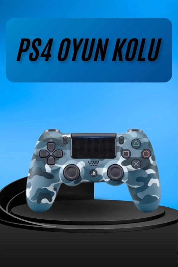 Titreşimli PS4 Oyun Kolu Uzun Pil Ömrü USB Kablolu
