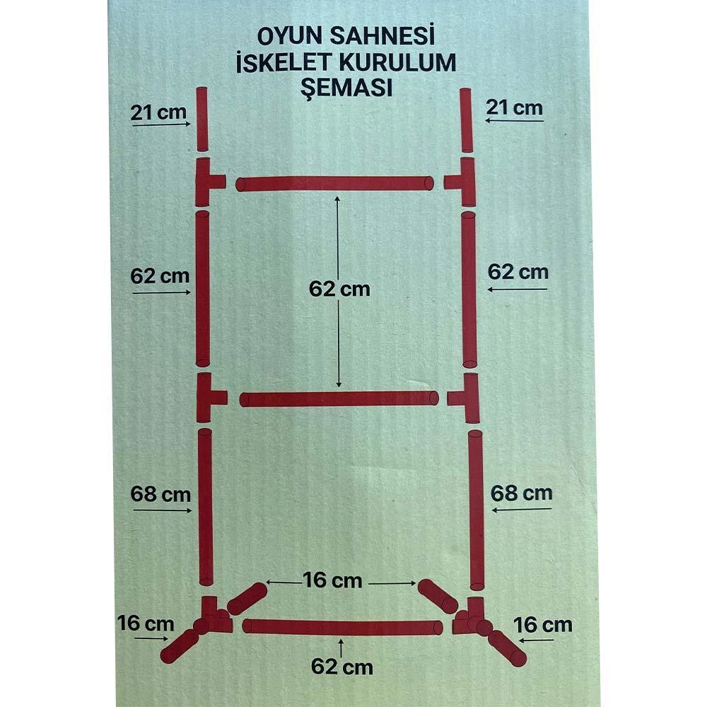 Eğlenceli Rol Oynama Tiyatro Sahnesi - 1 Adet