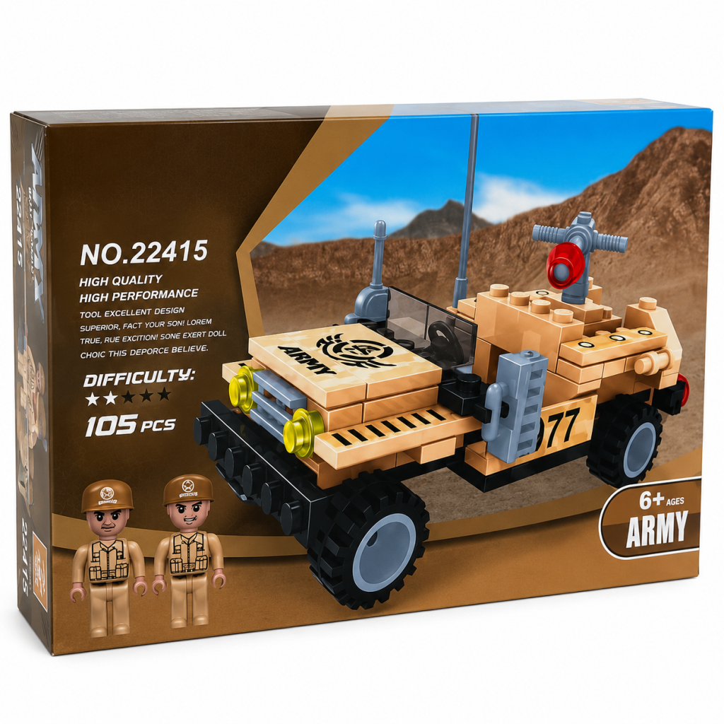 22415 101 Parça Mini Asker Aracı