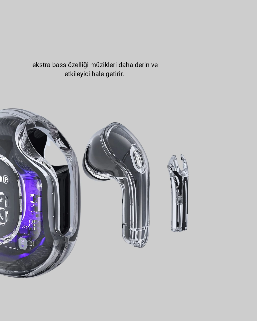 Kablosuz Bluetooth 5.3 Kulaklık HiFi Stereo Ekstra Bass