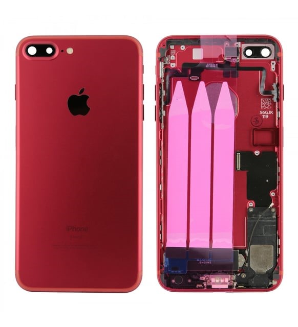 iPhone 7 Plus Uyumlu FULL Dolu Kasa (Kırmızı)