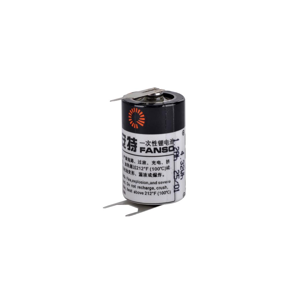ER14250H 3.6V 1/2 AA Size Lithium Pil (Li-SOCL2) 3 PIN