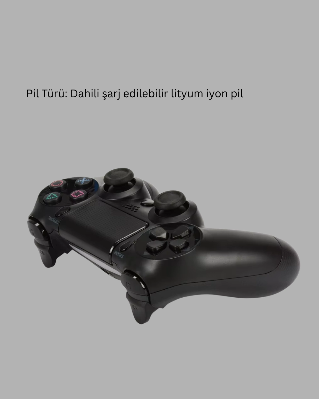 Ergonomik Kablosuz Oyun Kolu PS4 Uyumlu Kontrol Cihazı