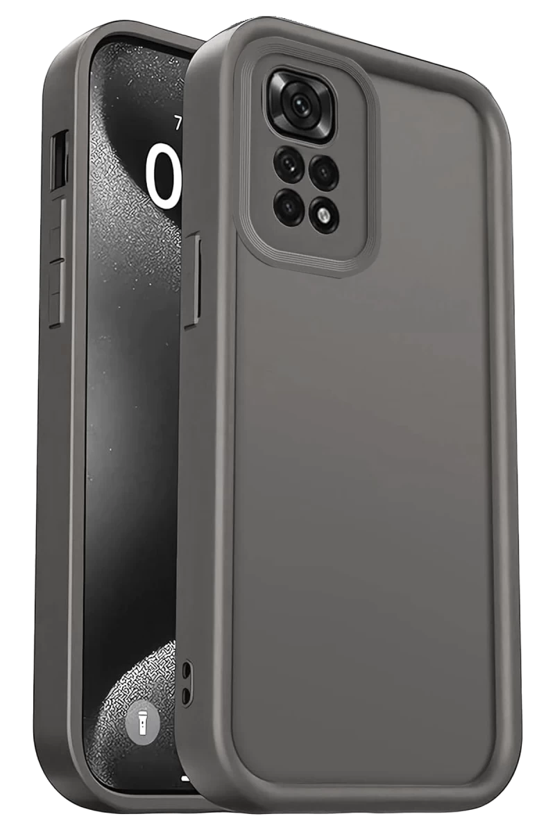 Xiaomi Redmi 10 2022 Uyumlu Kılıf Viera Silikon - Gri