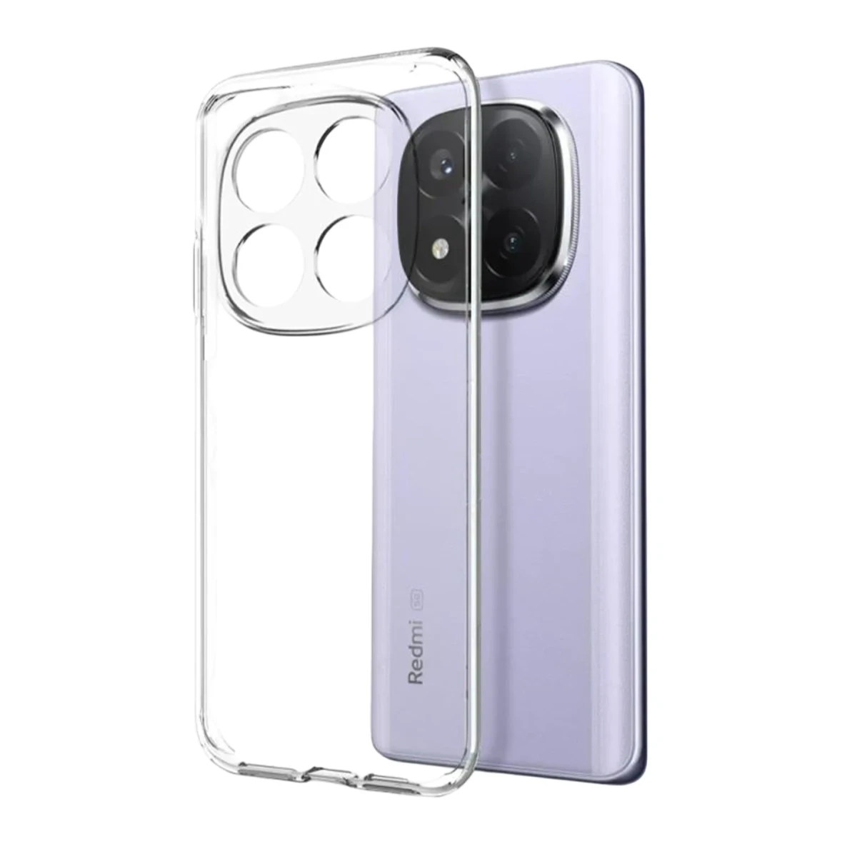 Xiaomi Redmi Note 15 Pro 5G Lüx Şeffaf Silikon - Şeffaf