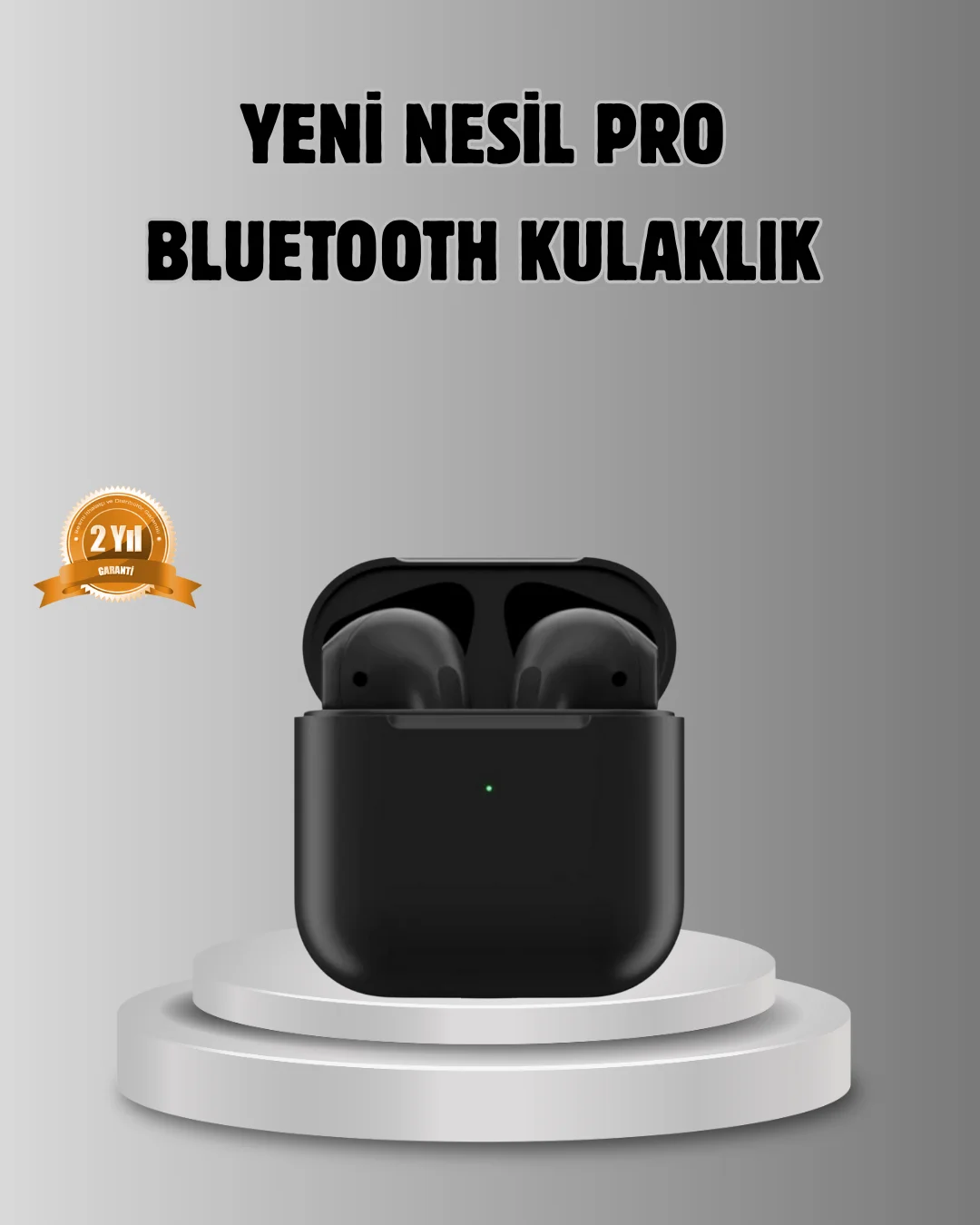 Tws Pro 5 3D HD Ses Bluetooth Kulaklık – Kablosuz, Ergonomik, Şarj Kutulu, Gürültü Engelleme