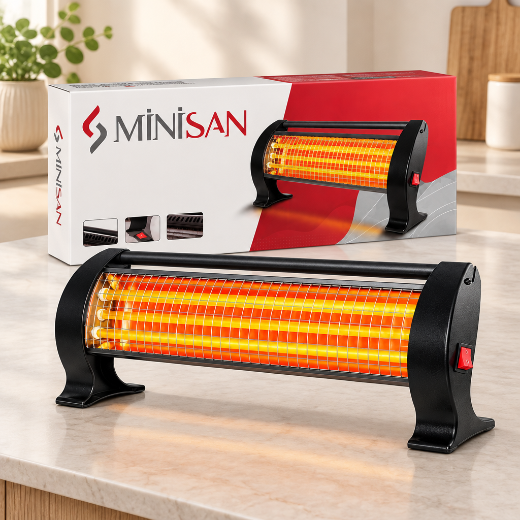 ( 3 Çubuk) ( Masa Altı) Mini Isıtıcı Soba