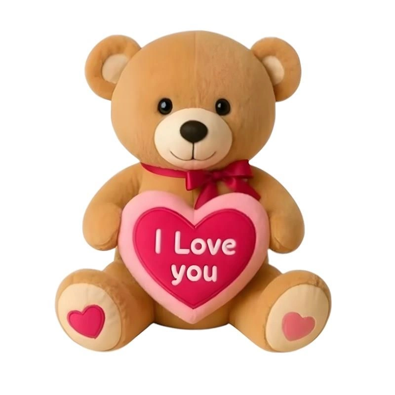 Sevimli I Love Temalı 40 cm Dekoratif Ürün