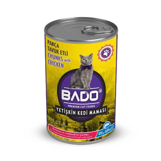Konserve Yaş Kedi Maması Tavuklu 400gr 1 Adet
