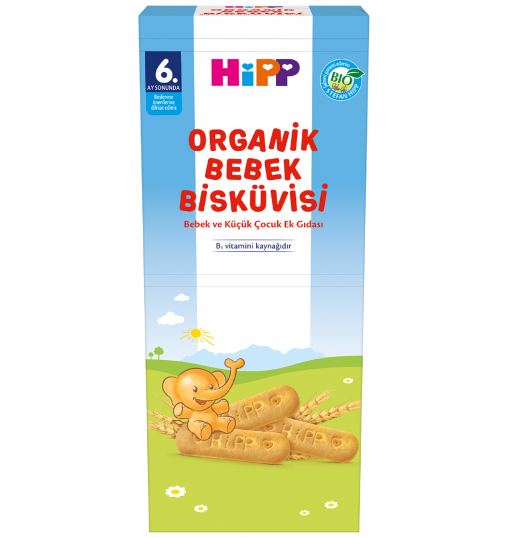 Organik Bebek Bisküvisi 180 Gr