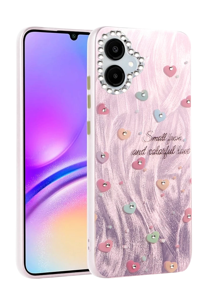 Samsung Galaxy A06 Uyumlu Kılıf Blade Aynalı Desenli Kapak - Desen 8