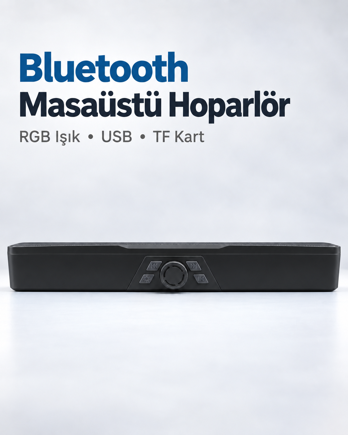 Masaüstü Soundbar Hoparlör Siyah