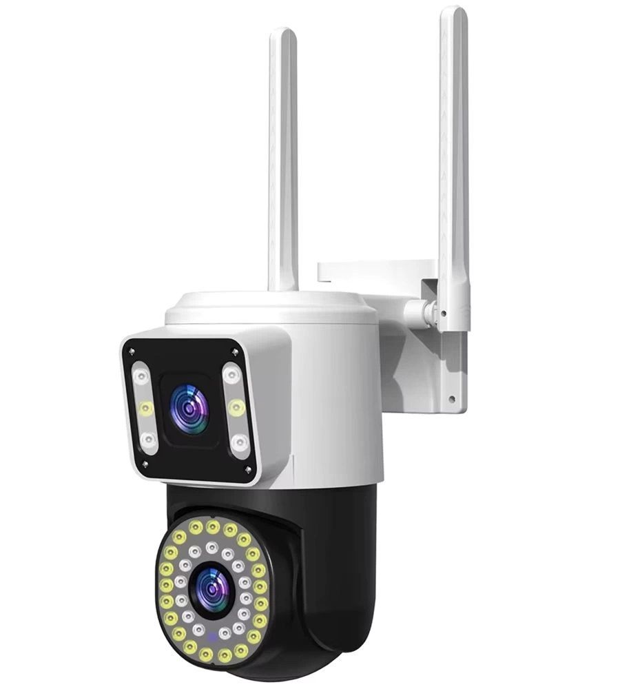 4MP Yoosee Çift Lens IP Kamera - WIFI Açık Otomatik İzleme, Su Geçirmez Kablosuz Güvenlik Ev Kamerası, Renkli Gece Görüş
