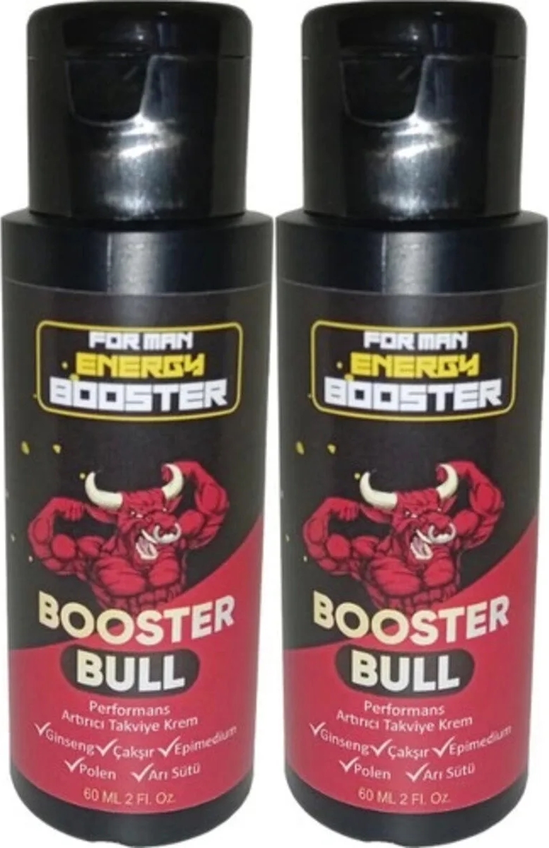 Süper Booster Bull 2 Tane Erkeklere Özel Krem 60 ml - 2 Adet 60 ml