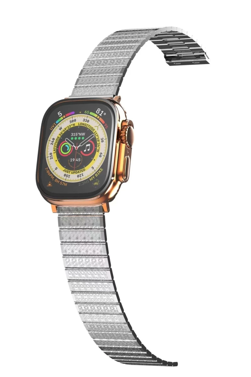 Apple Watch 38mm Uyumlu Made Metal Kordon - Gümüş