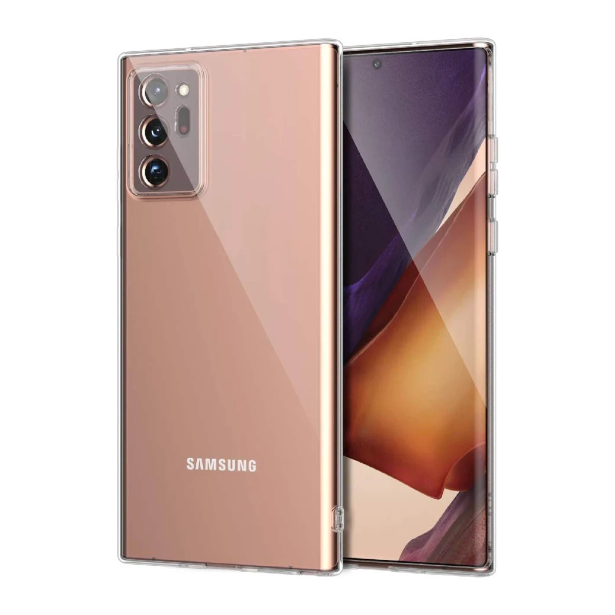 Samsung Galaxy Note 20 Ultra Kılıf Lüx Şeffaf Silikon
